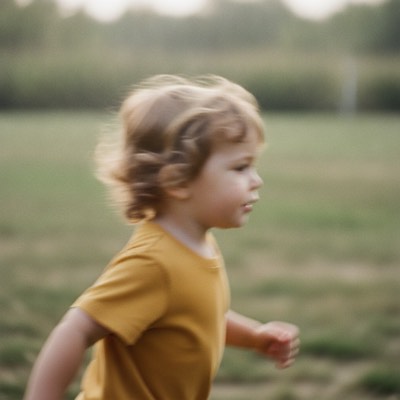 Blurry running photo — skipped